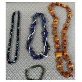 11 - COSTUME JEWELRY NECKLACES & BRACELET (P62)