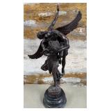 11 - BRONZE 'GLORIA VICTIS' SCULPTURE (P103)