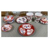 11 - VINTAGE JAPANESE PORCELAIN COLLECTIBLES (P80)