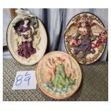 11 - THREE COLLECTIBLE 3-D PLATES (L89)