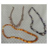 11 - LOT OF COSTUME JEWELRY NECKLACES (P66)