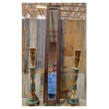 11 - DECORATIVE CANDLESTICKS  MIRROR