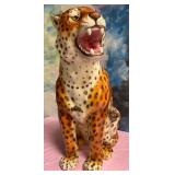 11 - CERAMIC LEOPARD STATUE (L253)