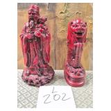11 - TWO ASIAN INSPIRED FIGURINES (L202)