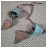 11 -VINTAGE RUSTIC PATINA CHIMES (P120)