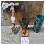 11 - 3 PIECES NATIVE AMERICAN STYLE COLLECTIBLES