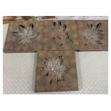 11 - FOUR PIECES DECORATIVE TILES (P87)