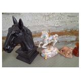 11 - VARIOUS HORSE COLLECTIBELS(P113)