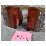 11 - SLICED GEODE BOOKENDS (P24)