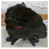 11 - SLICED GEODE WITH DISPLAY STAND (P25)