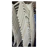 11 - LOT OF 21 STACKING CHAIRS (L14)