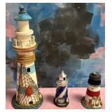 11 - THREE LIGHTHOUSE COLLECTIBLES (L140)