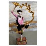 11 - FRANKLIN MINT CLOWN OF GOLDEN BUTTERFLIES