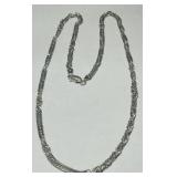 STERLING SILVER 24INCH CHAIN 10.10GRS