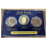 JOHN TYLER PRESIDENTIAL COIN SET