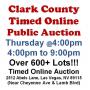 Thur.@4pm - Clark County Timed Online Public Auction 8/6
