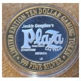 PLAZA CASINO - .999 FINE SILVER GAMING TOKEN (14)