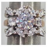 11 - STERLING SILVER RINGS SIZE 6 (58)