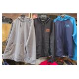N1 - THREE PULLOVER HOODIES SIZES L/XL (E104)