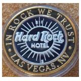 HARD ROCK - .999 FINE SILVER GAMING TOKEN (18)