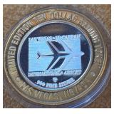 McCARRAN - .999 FINE SILVER GAMING TOKEN (20)