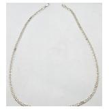 N1 - STERLING SILVER (ITALY) CHAIN NECKLACE (J88)