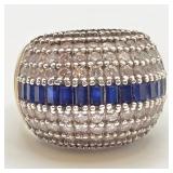 N1 - STERLING SILVER RING SIZE 8 (J72)
