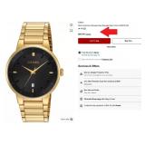 N1 - CITIZEN BLACK DIAL WATCH (J18)