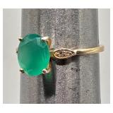 N1 - SIZE 10 STERLING SILVER RING (J66)