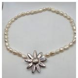 STERLING SILVER FRESHWATER PEARL JEWELRY (J113)