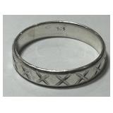 STERLING SILVER SIZE 12 RING 4.20GRS