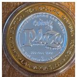 PLAZA CASINO - .999 FINE SILVER GAMING TOKEN (10)