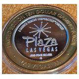 PLAZA CASINO - .999 FINE SILVER GAMING TOKEN (12)