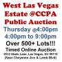 WELCOME TO OUR THURS. @4pm ONLINE PUBLIC AUCTION