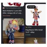 393 - MARK ROBERTS PATRIOTIC ELF (R45)