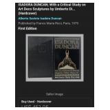 393 - 1ST ED ISADORA DUNCAN ART BOOK (R107)