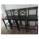 N4 - LOT OF FOUR BAR STOOLS (N9)