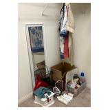 N4 - MIXED CLOTHING, SHOWER RACK, SOAPS, LOTIONS