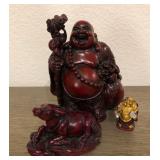 N4 - LOT OF BUDDHA FIGURINES (AD38)
