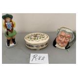 393 - TOBY MUG, TRINKET BOX, FIGURINE (R82)