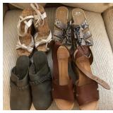 N4 - FOUR PAIR OF WOMEN'S SHOES SIZE 7/7.5 (A8)