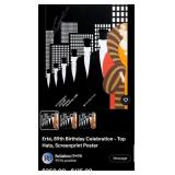 393 - VINTAGE SIGNED ERTE 1981 ART DECO SERIGRAPH