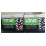 N4 - TWO COFFEE POD CAROUSELS (N20)