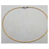 14K GOLD 9.3 GRAMS 16' NECKLACE