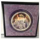 393 - BASIN STREET BLUES COLLECTIBLE PLATE FRAMED