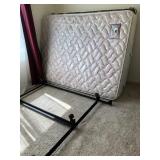 N4 - CALIFORNIA CARE MATTRESS, METAL BED FRAME