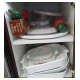 N4 - CORNING WARE, TACO HOLDER, FOOD CONTAILERS