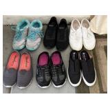 N4 - SIX PAIR WOMEN'S SHOES SIZE 8 (G6)