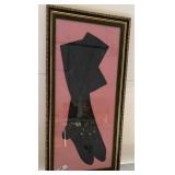 393 - FRAMED ART WORK 32X16' (R1)