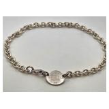 TIFFANY & CO SILVER NECKLACE 14' 50.9 GRAMS